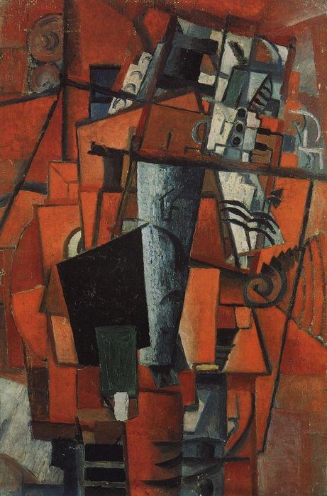 The Lady At The Piano — Kazimir Malevich