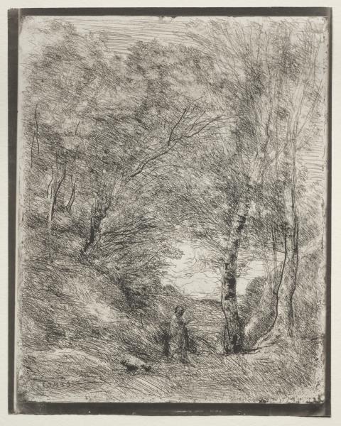 The Gardens Of Horace — Jean-baptiste-camille Corot
