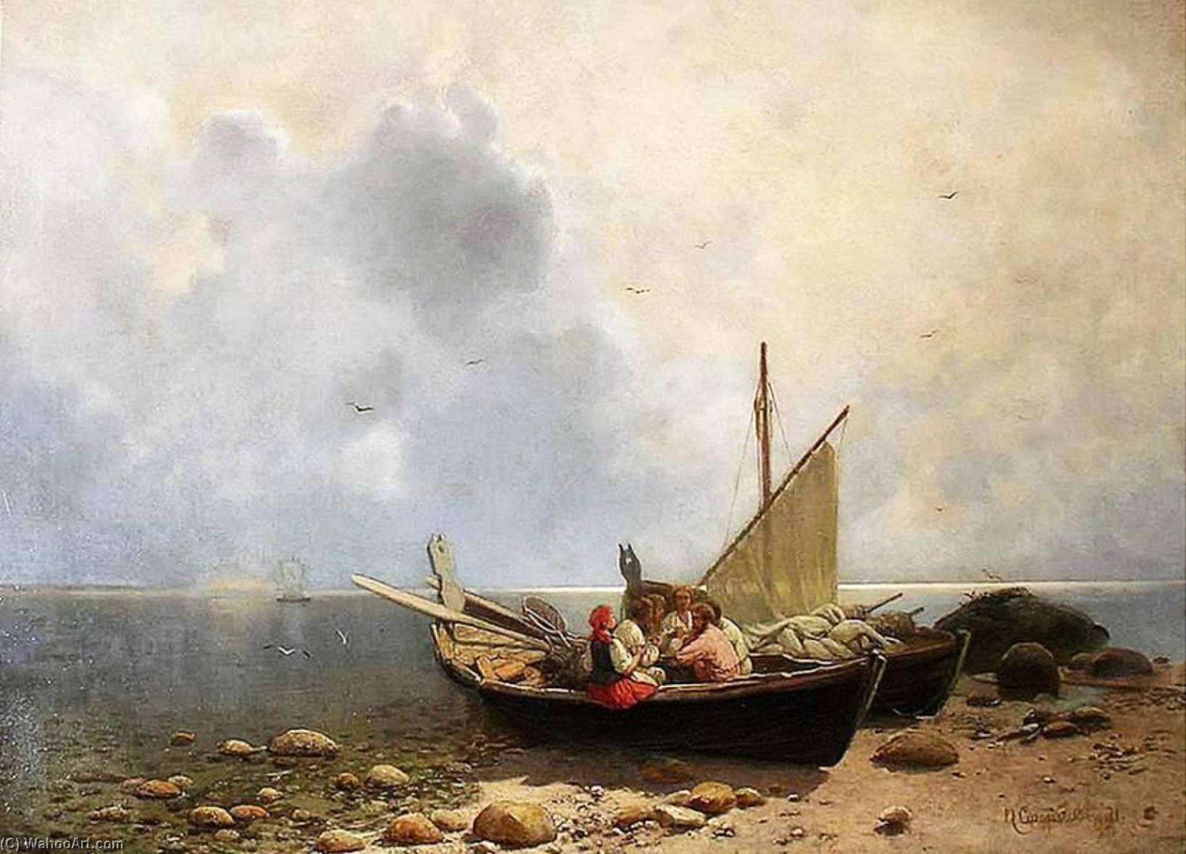 Meal Fishermen (also Known As Seashore) — Petr Sukhodolsky