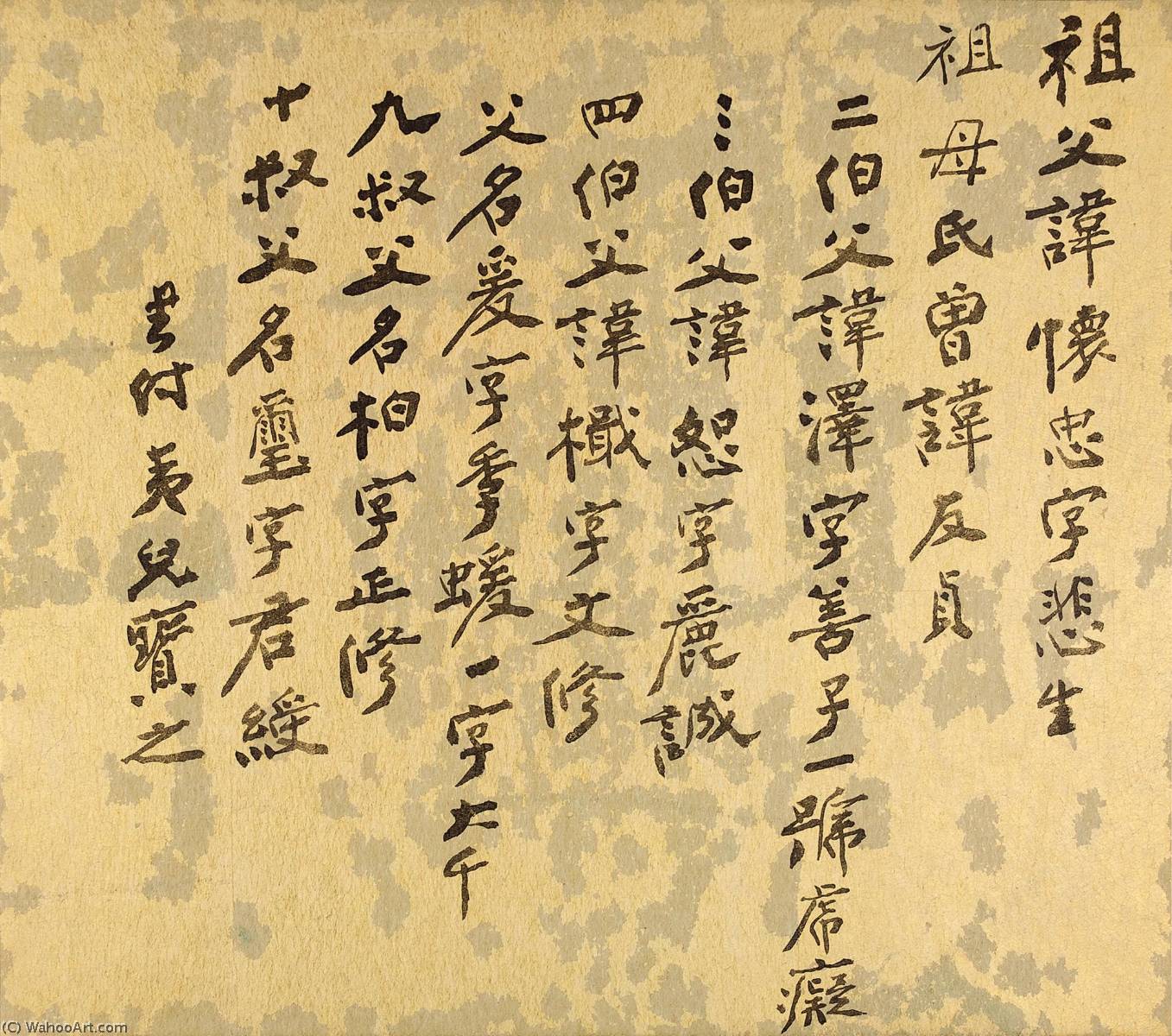 Zhang's Family Lineage — Zhang Daqian