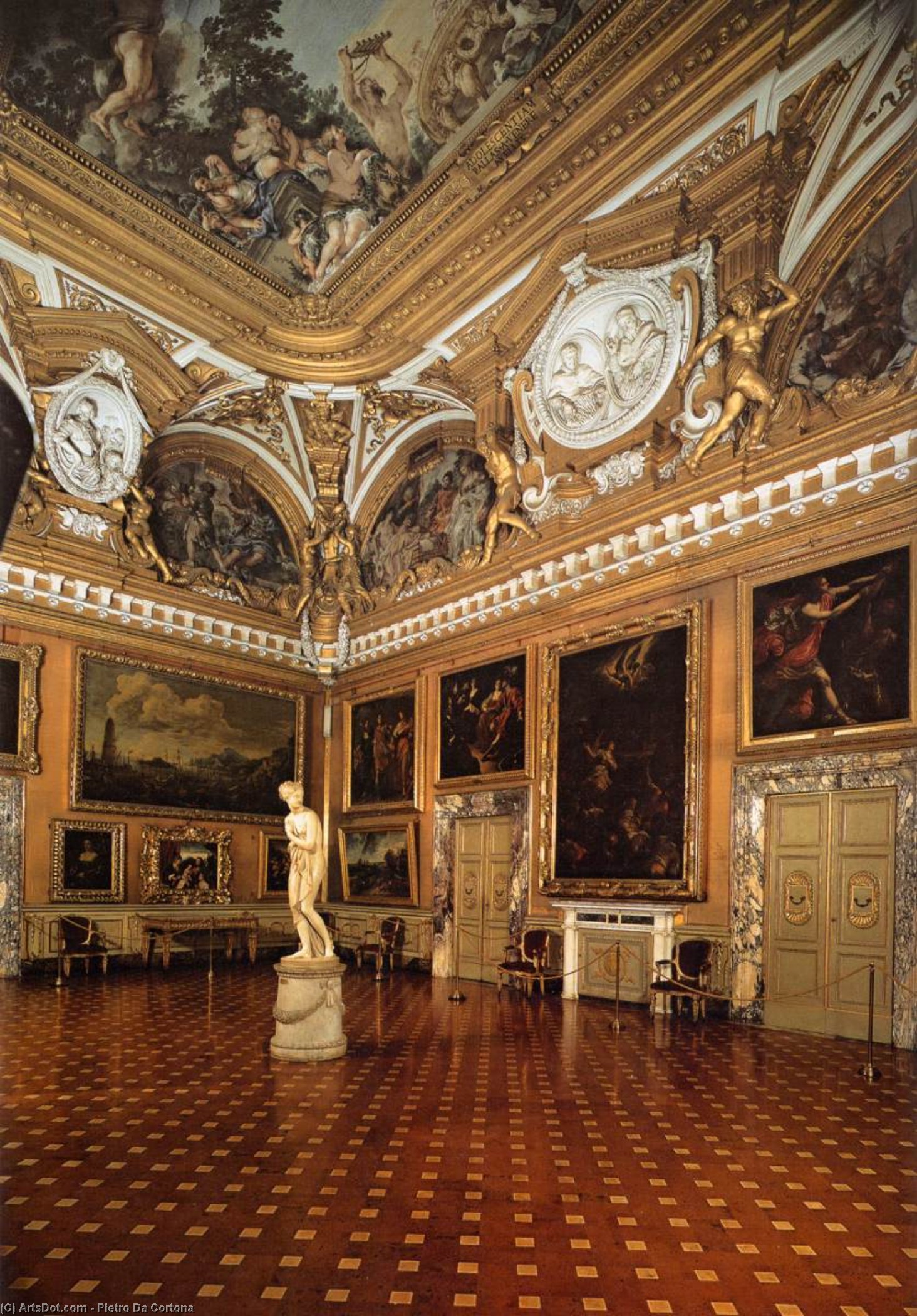 View Of The Hall Of Venus — Pietro Da Cortona
