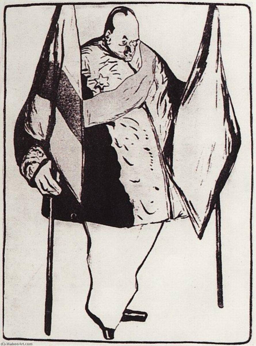 Finance Minister S. Vitte — Boris Mikhailovich Kustodiev