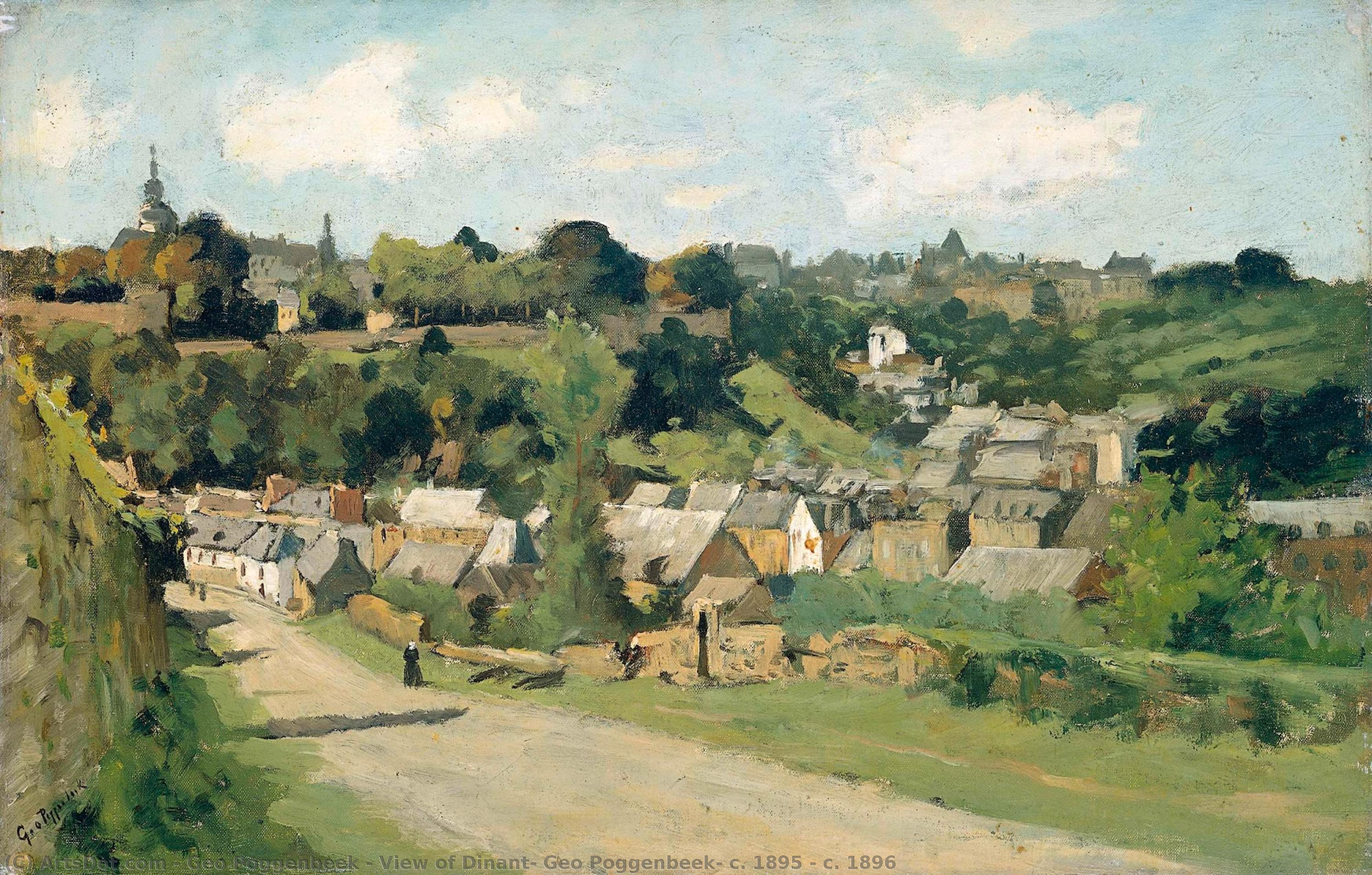 View Of Dinant, Geo Poggenbeek, C. 1895 - C. 1896 — Geo Poggenbeek