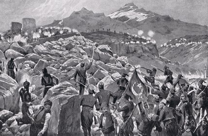 The Cretan Rebellion Against The Turks — Richard Caton Woodville