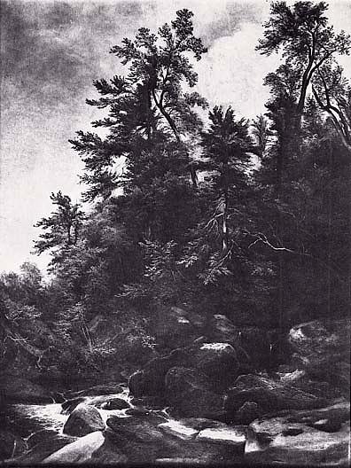 Where Streamlet Sings In Rural Joy, (painting) — Ašer Braun Durand