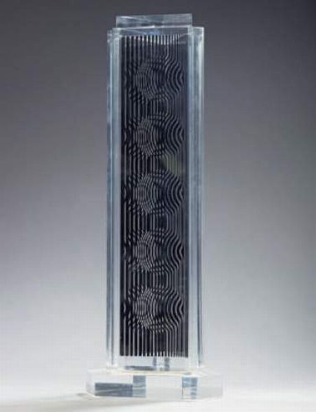 Moiré Tower — Victor Vasarely