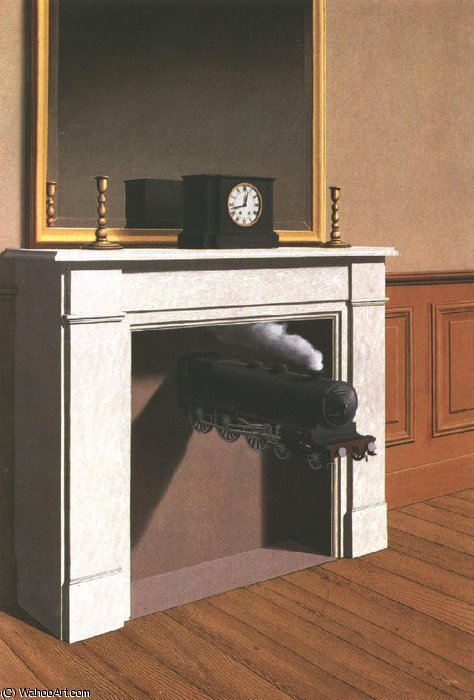 Zeit Eingefroren — René Magritte