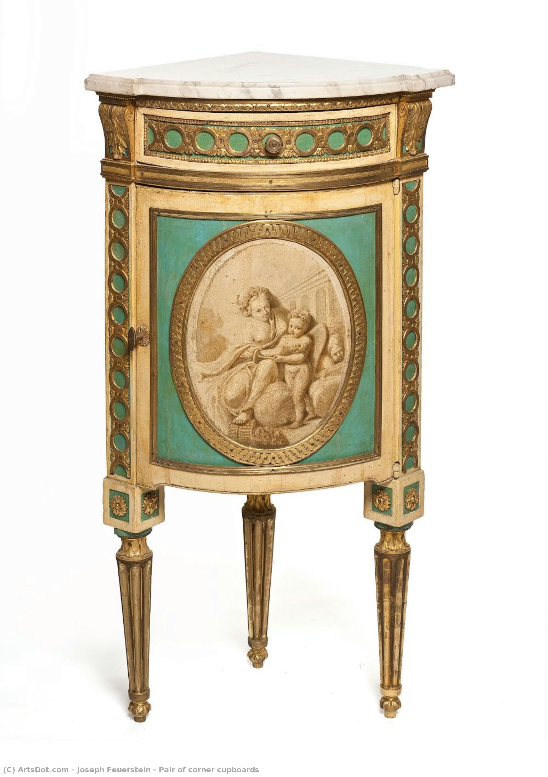 Pair Of Corner Cupboards — Joseph Feuerstein