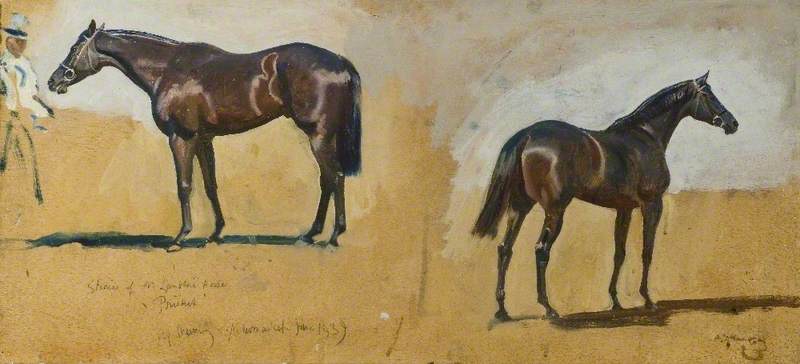 Two Studies Of Mr George Lambton's Horse, 'pricket' — Маннингс