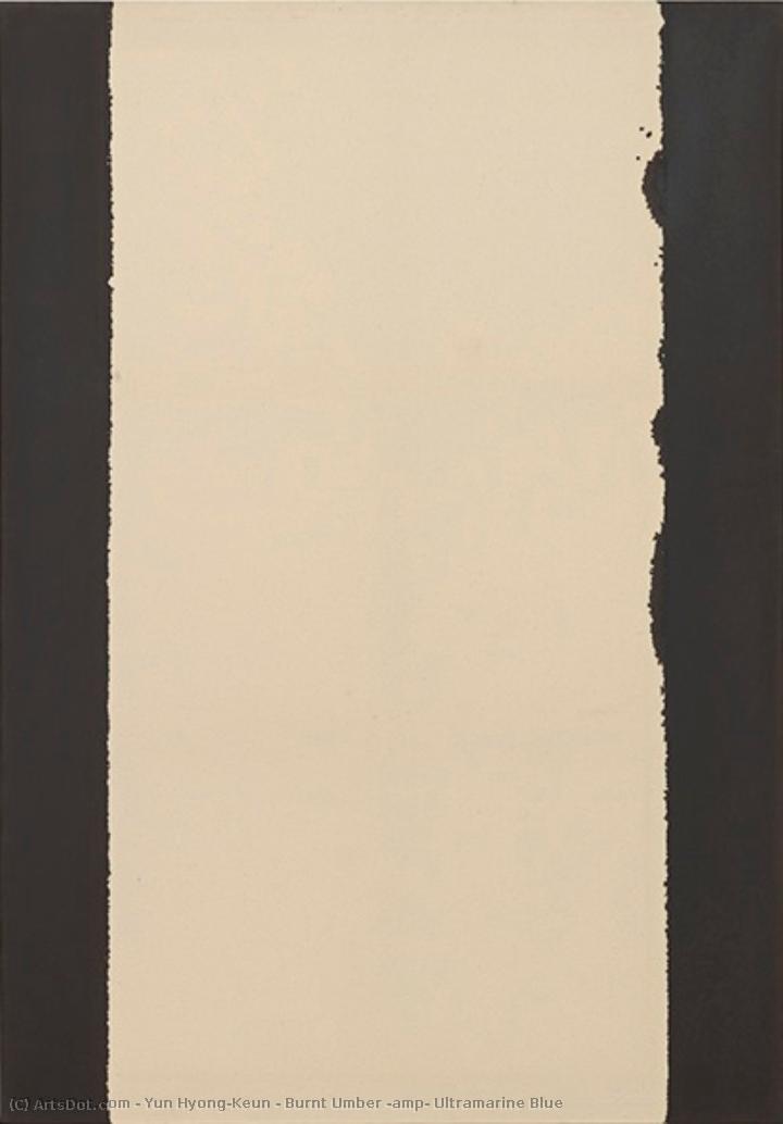 Burnt Umber & Ultramarine Blue — Yun Hyong–keun