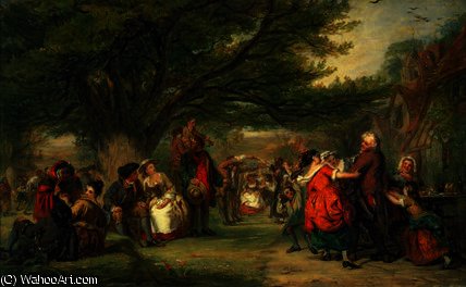Village Merrymaking — William Powell Frith