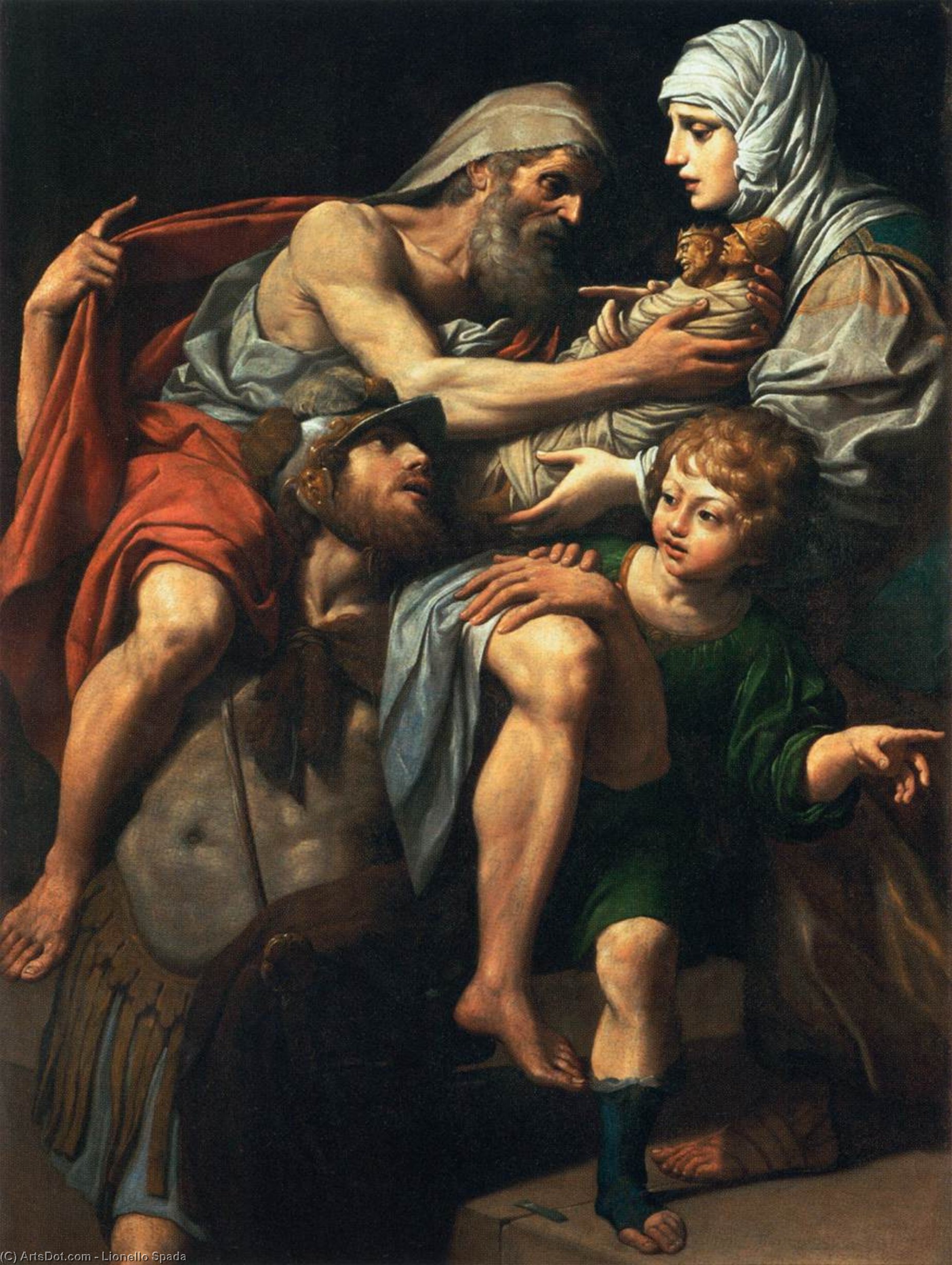 Aeneas And Anchises — Lionello Spada