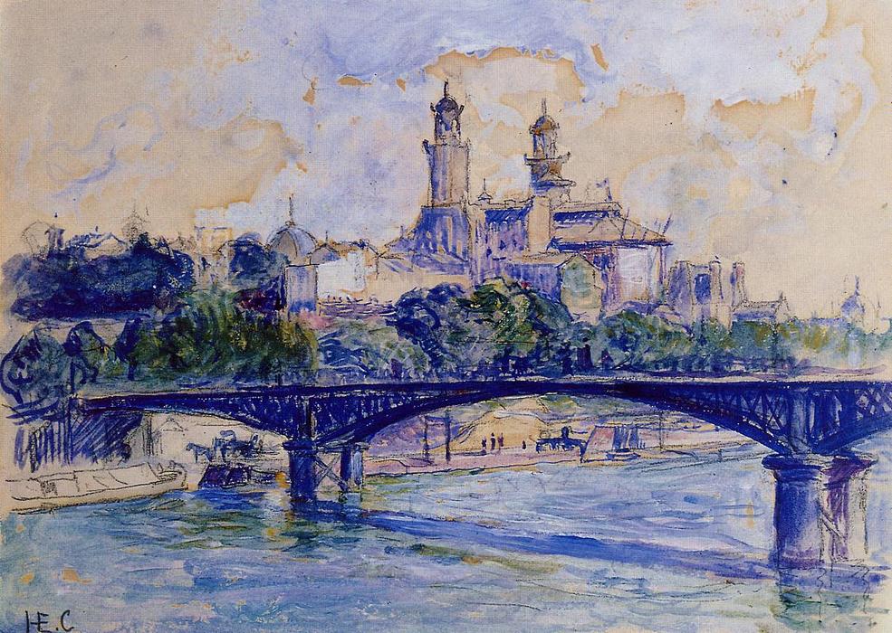 The Seine By The Trocadero — Henri Edmond Cross
