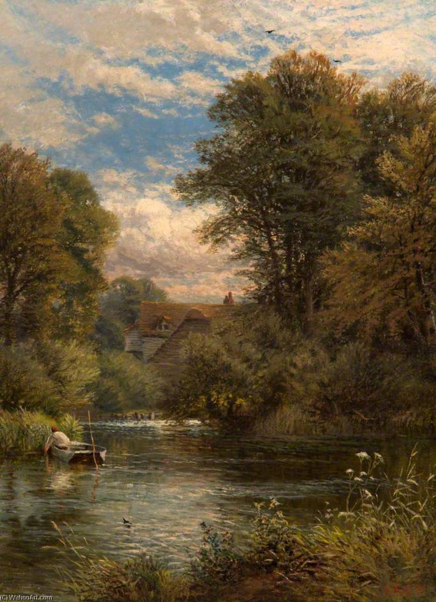 On The Thames — Alfred Augustus Glendening