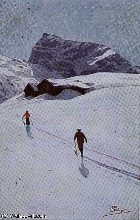 Walking In The Mountains Near Engelberg, Switzerland — Carlo Pellegrini