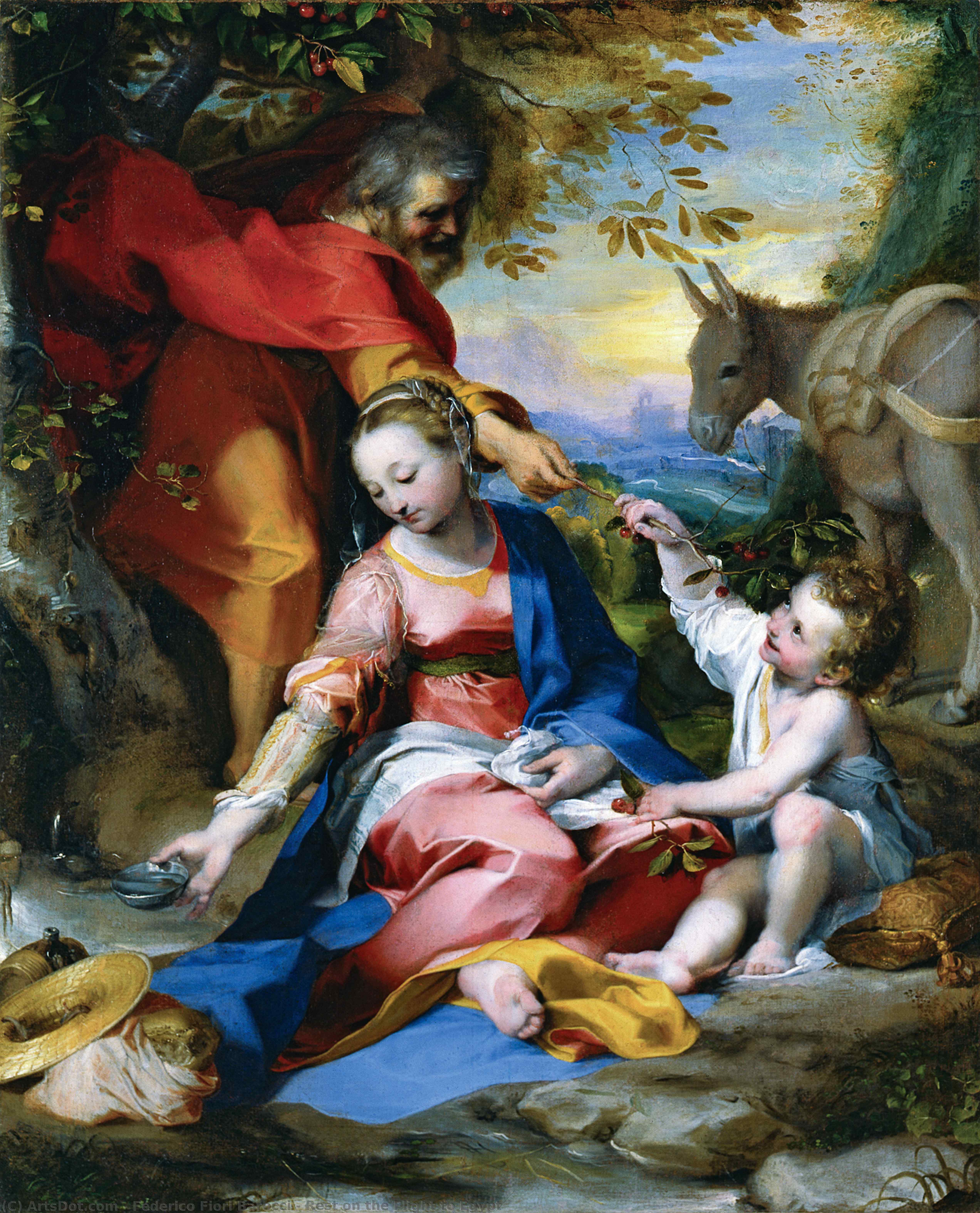 Rest On The Flight To Egypt — Federico Fiori Barocci