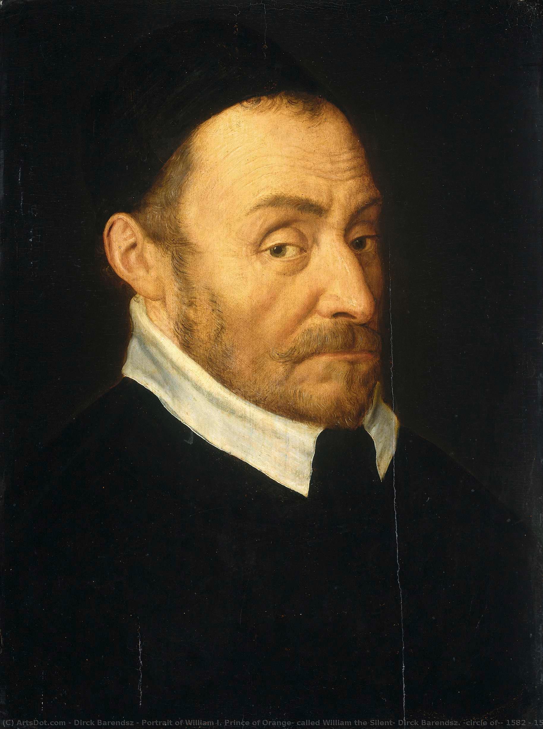 Portrait Of William I. Prince Of Orange, Called William The Silent, Dirck Barendsz. (circle Of), 1582 - 1592 — Dirck Barendsz