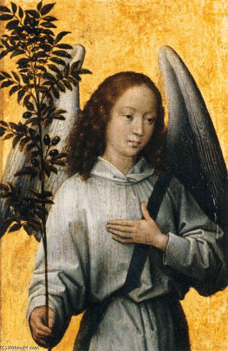 Angel With An Olive Branch, Emblem Of Divine Peace — Memling, Hans