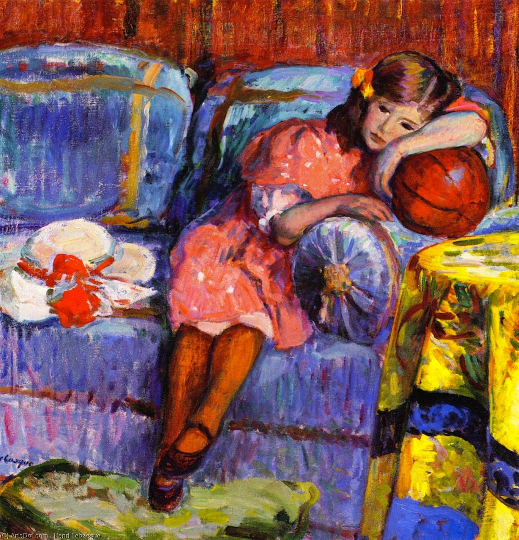 Young Girl And The Red Balloon — Хенри Лебаске