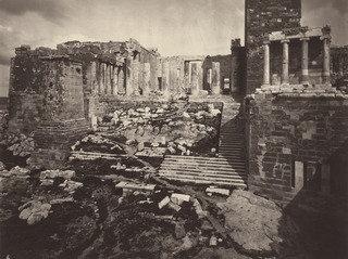 The Western Facade Of The Propylaea, With The Temple Of Victory And The Ancient Steps — William James Stillman