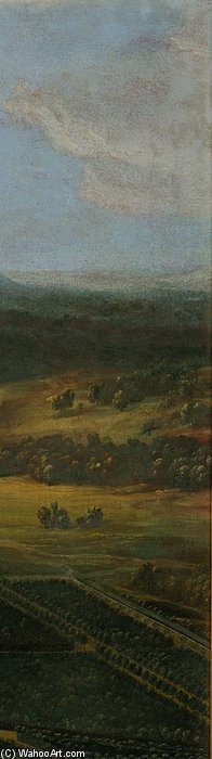 Vue Du Château De Fontainebleau — Pierre Denis Martin (dit Martin Le Jeune)