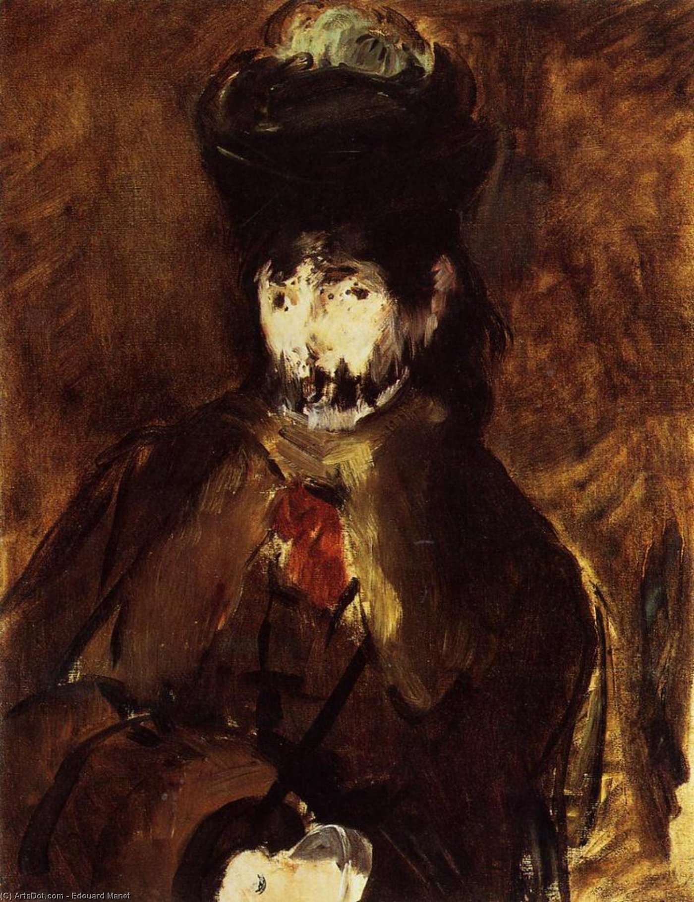 A Veiled Young Woman — Едуар Мане
