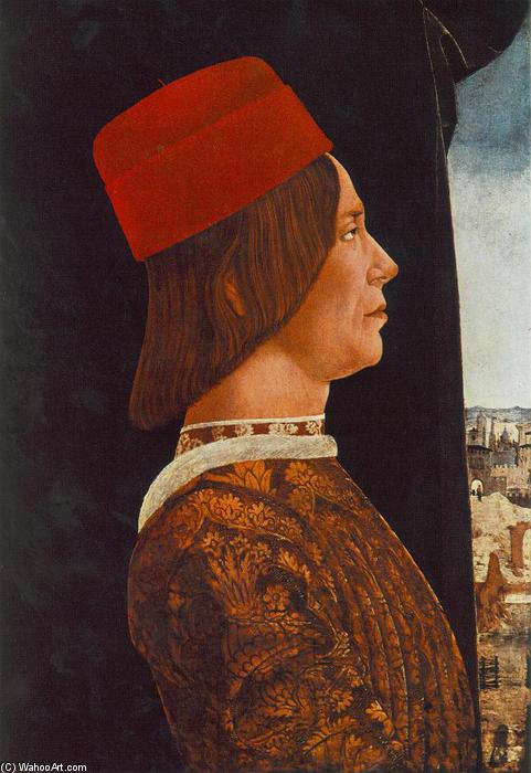 Portrait Of Giovanni Ii Bentivoglio — Ercole De' Roberti