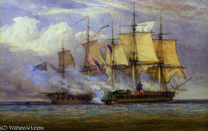 The Moment Of Victory Between Hms 'shannon' And — John Christian Schetky