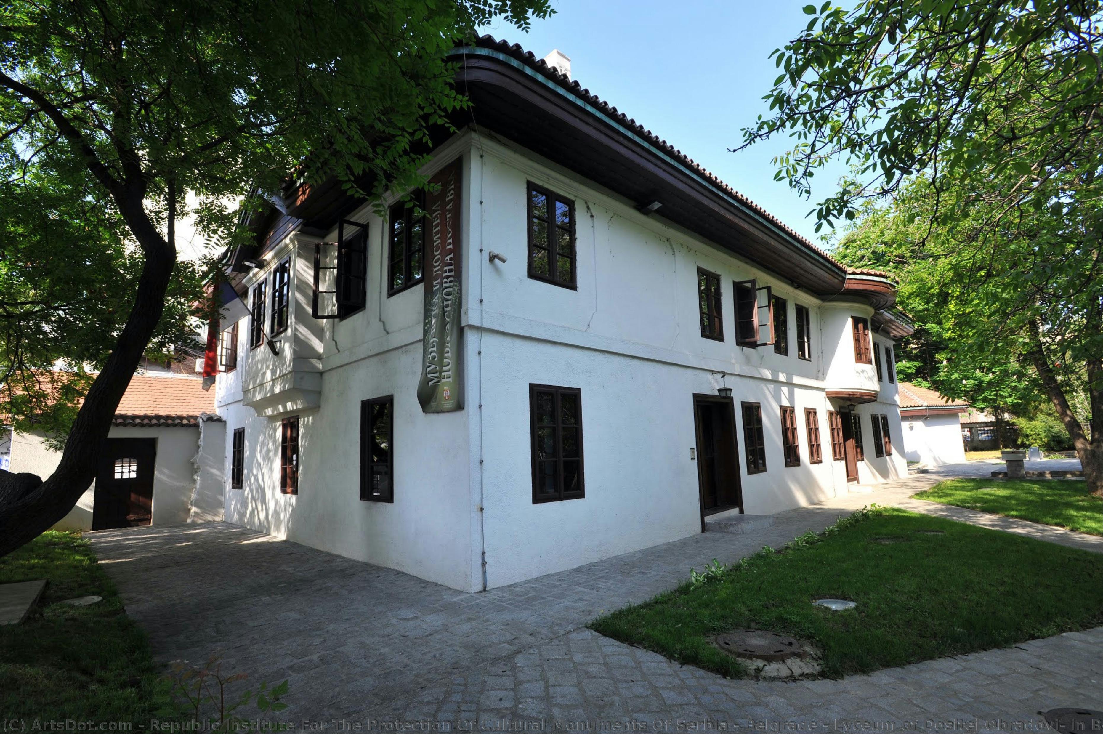 Lyceum Of Dositej Obradović In Belgrade — Republic Institute For The Protection Of Cultural Monuments Of Serbia - Belgrade