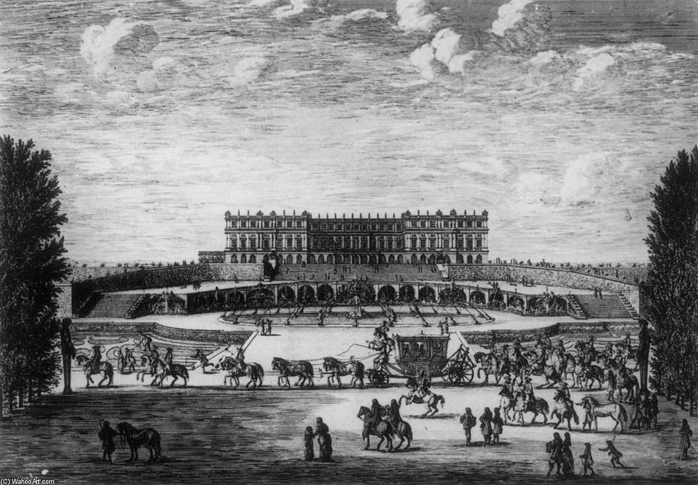 Garden Front In Versailles — Israël Silvestre