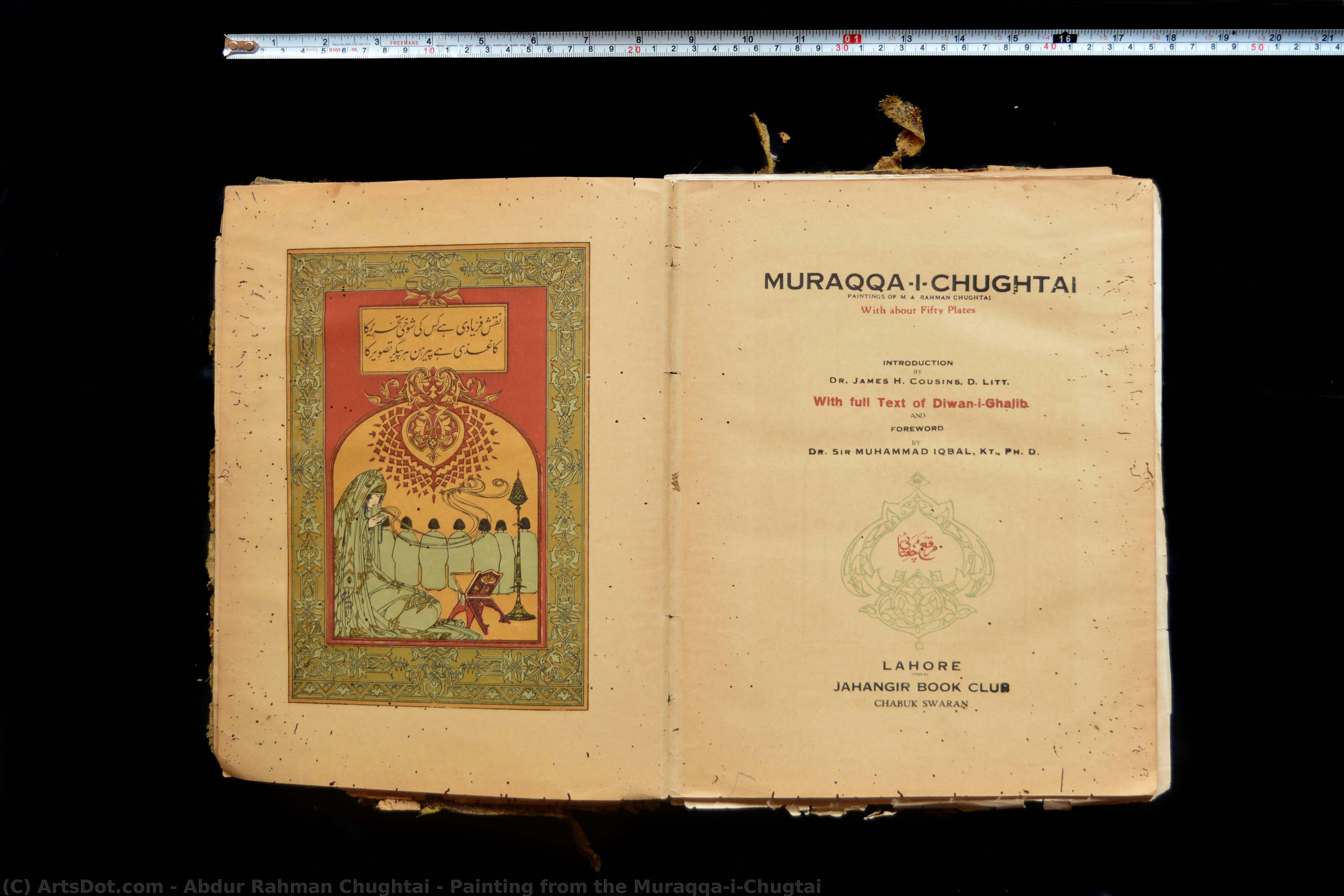Painting From The Muraqqa-i-chugtai — Abdur Rahman Chughtai