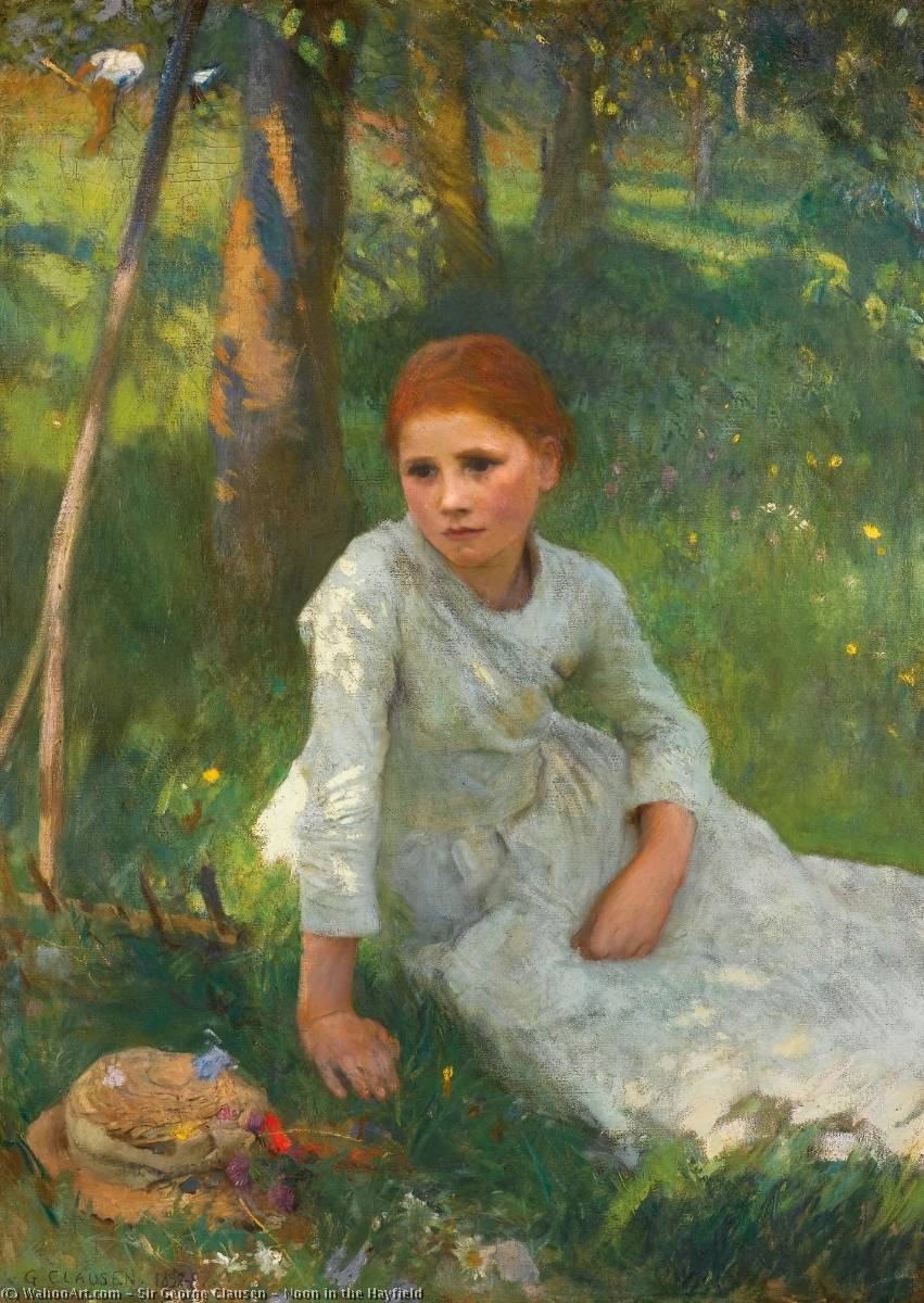 Noon In The Hayfield — Sir George Clausen