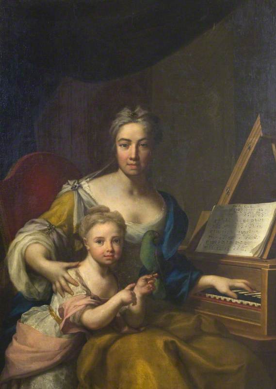 Frances, Wife Of John, 6th Earl Of Mar, Daughter Of Evelyn, 1st Duke Of Kingston — Francesco Trevisani