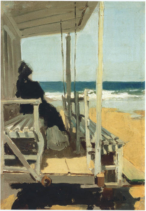 On San Sebastian Beach — Joaquín Sorolla Y Bastida