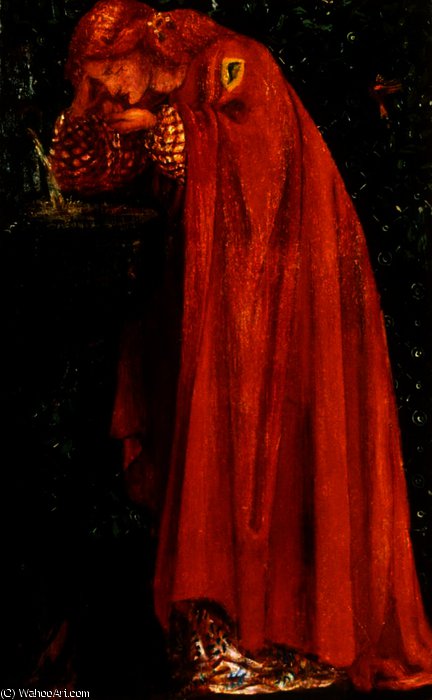 Woman Drinking From A Fountain — Dante Gabriel Rossetti