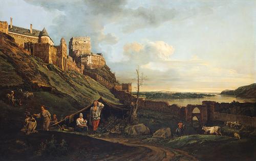 The Ruins Of Thebes On The River March — Bernardo Bellotto