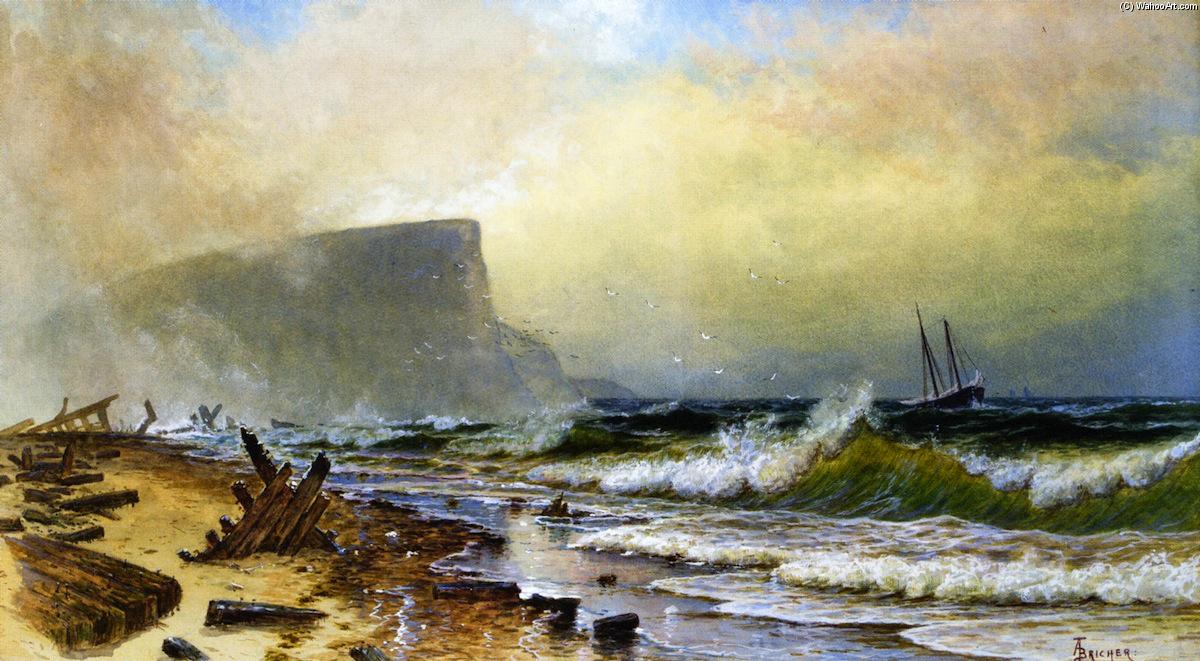 Rough Seas At Grand Manan — Alfred Thompson Bricher