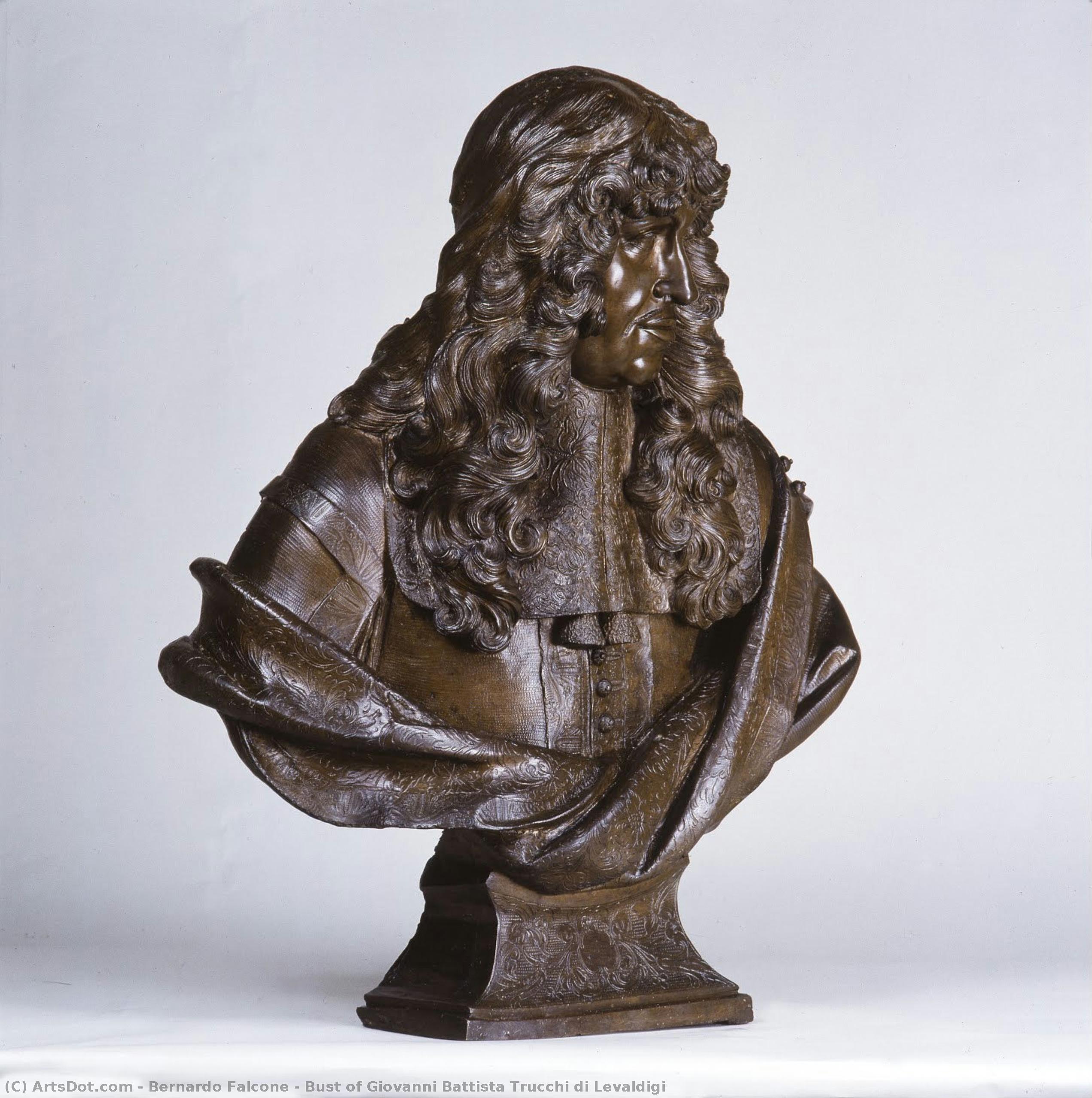 Bust Of Giovanni Battista Trucchi Di Levaldigi — Bernardo Falcone