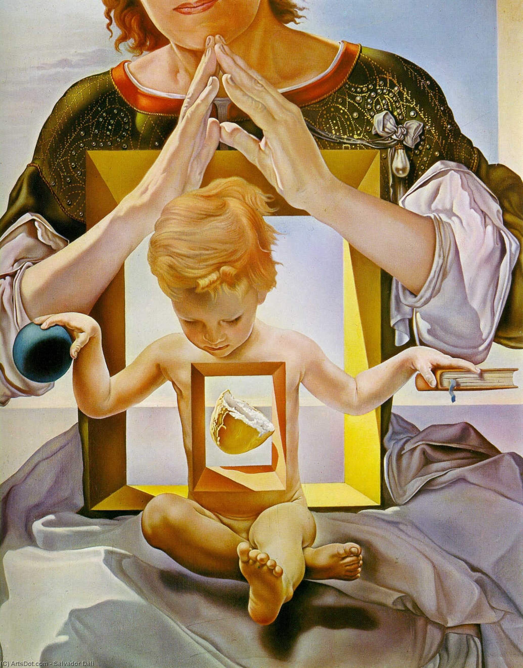 Die Madonna Von Port Lligat (detail), 1950 — Salvador Dalí