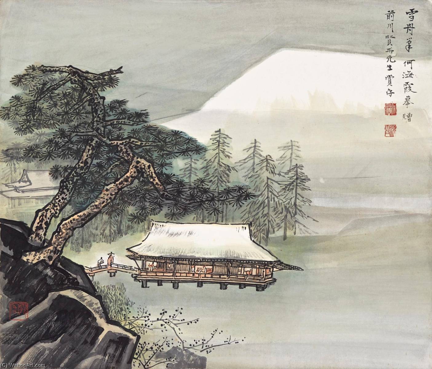 Snowclad Cove In Bleakness — He Haixia