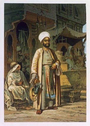 The Barber, From 'souvenir Of Cairo' — Amadeo Preziosi