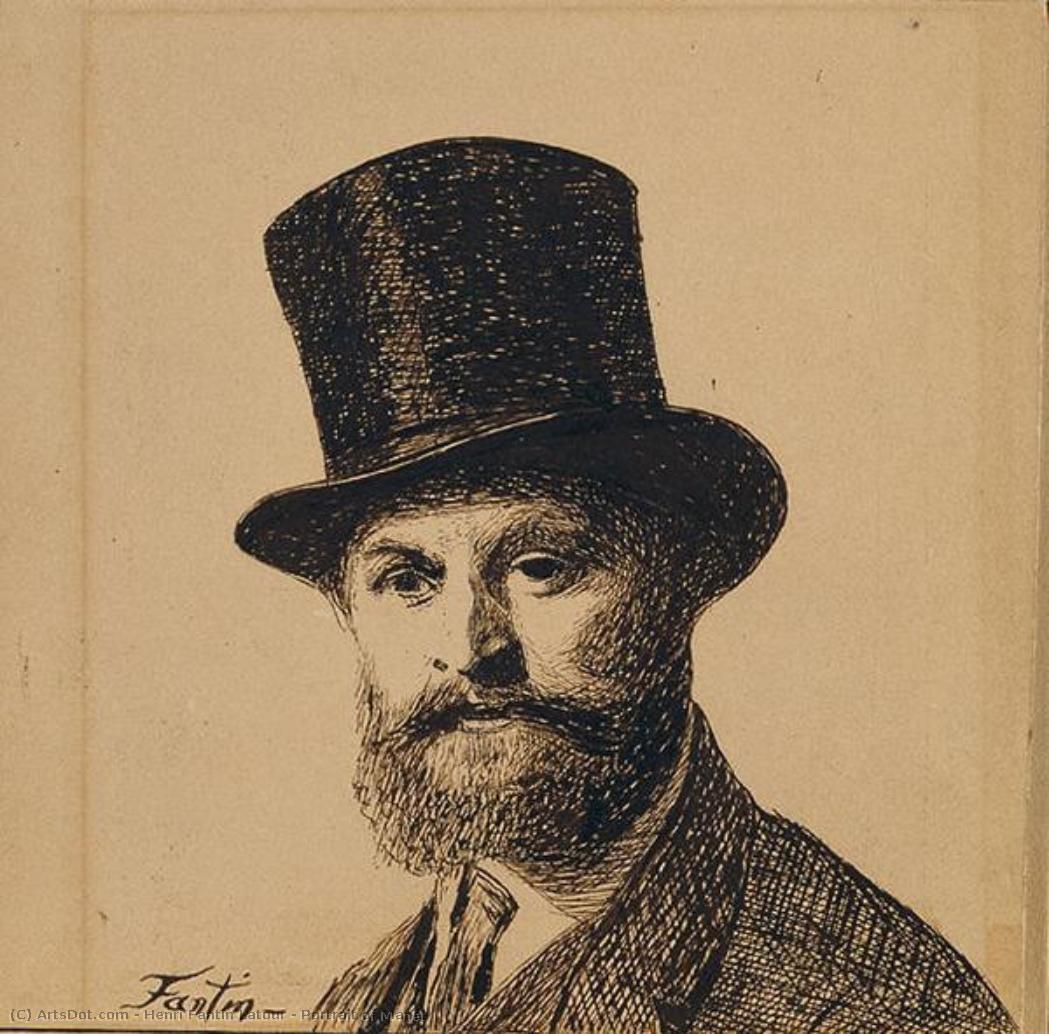 Portrait Of Manet — Henri Fantin-latour