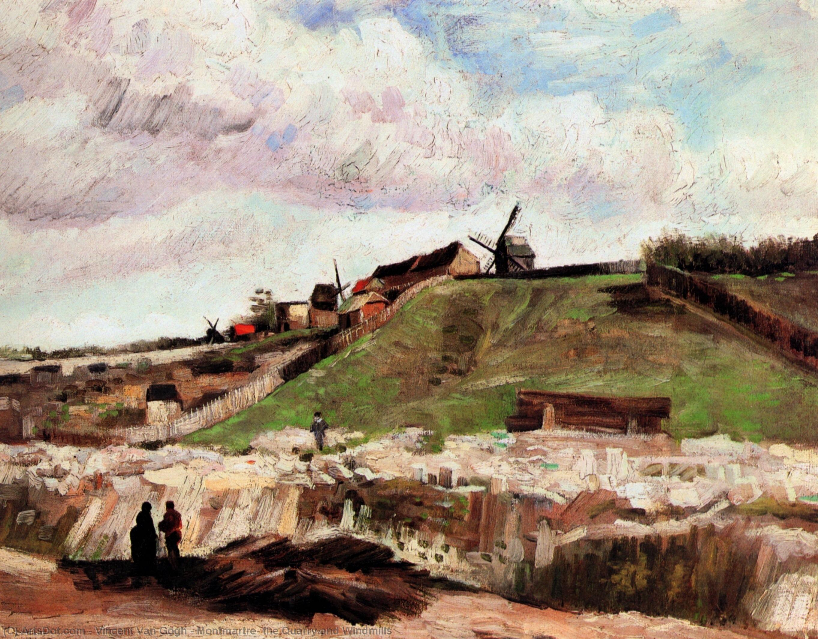 Montmartre: The Quarry And Windmills — Vincent Willem Van Gogh