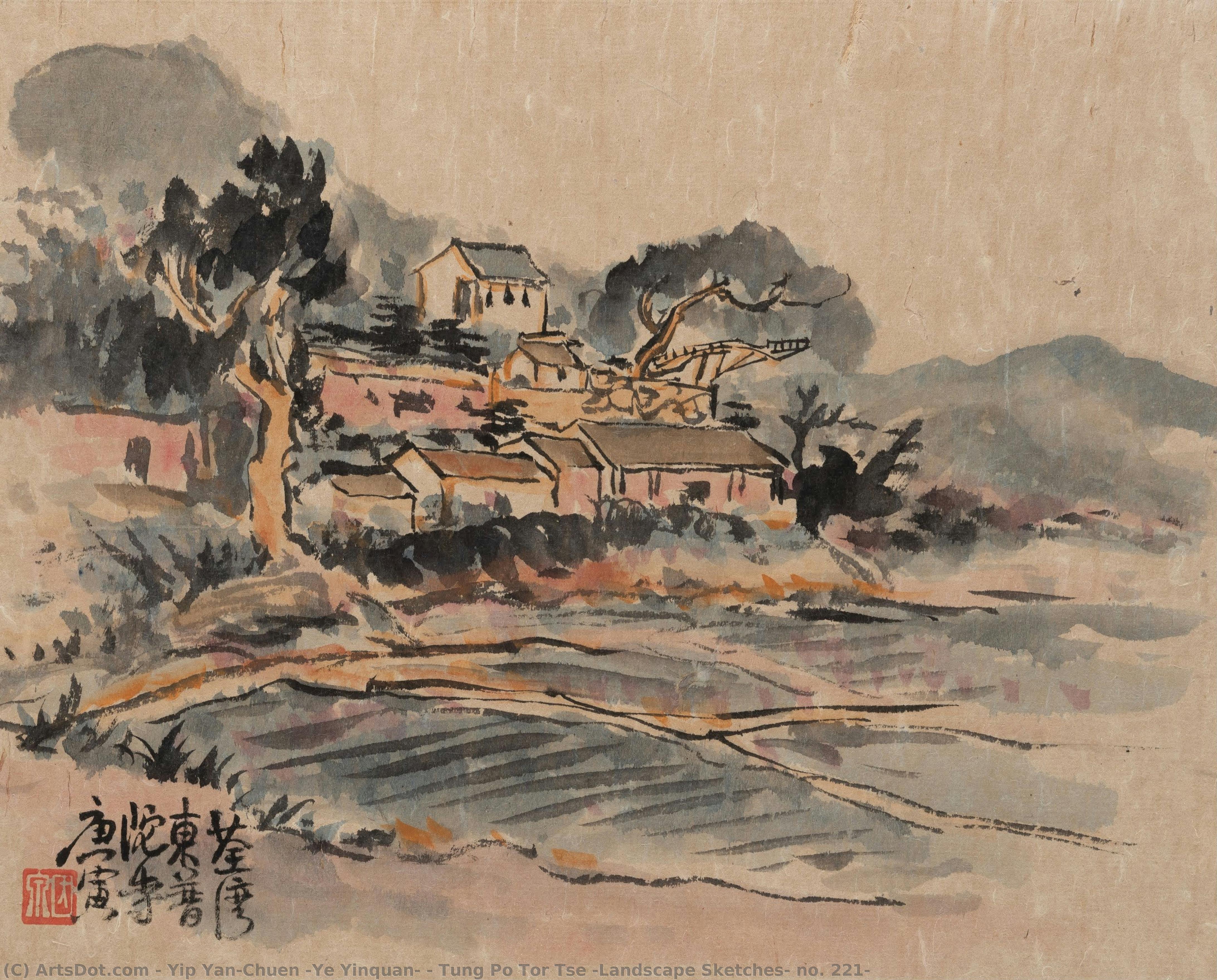 Tung Po Tor Tse (landscape Sketches, No. 221) — Yip Yan-chuen (ye Yinquan)