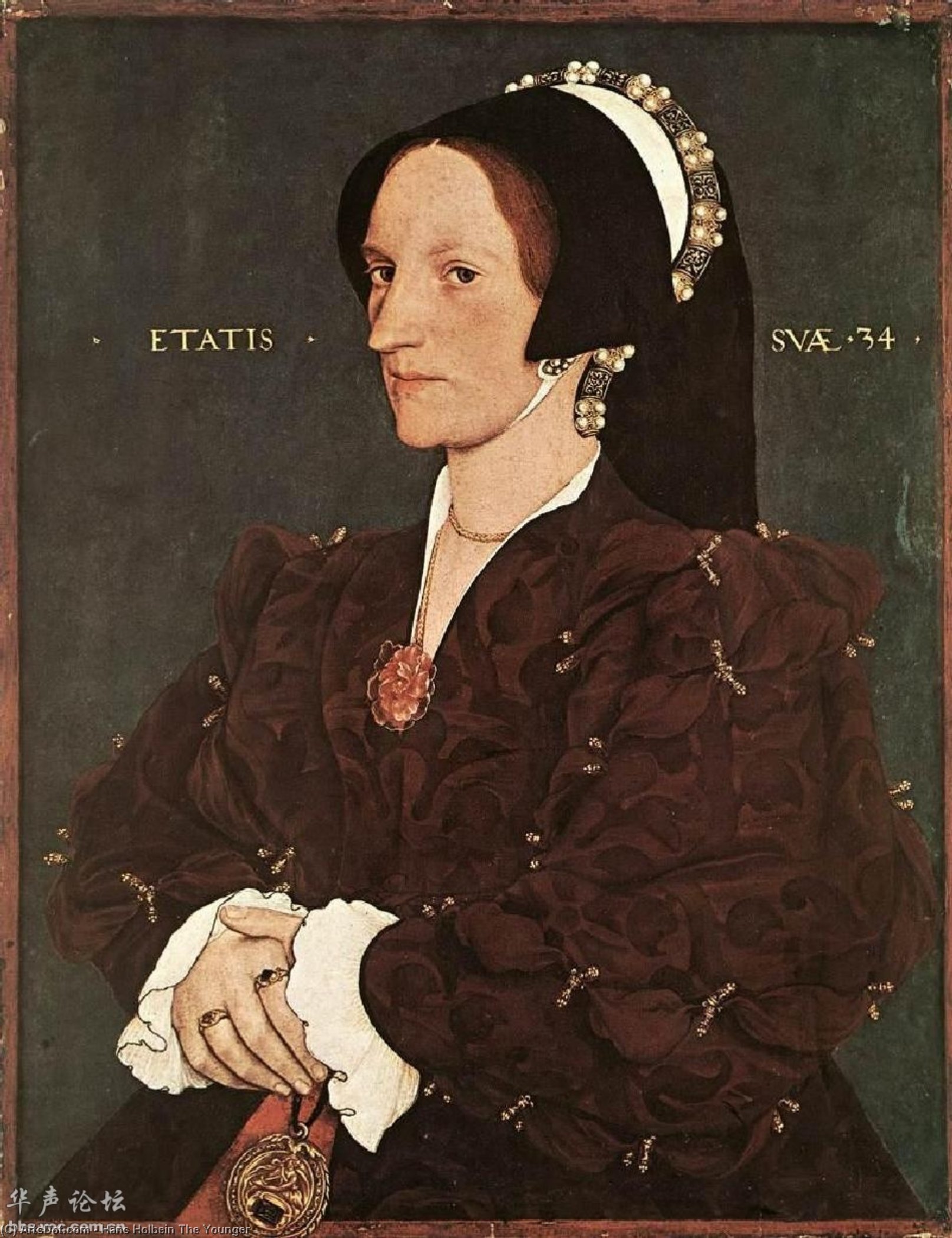 Retrato De Margaret Wyatt, Lady Lee — Hans Holbein El Joven