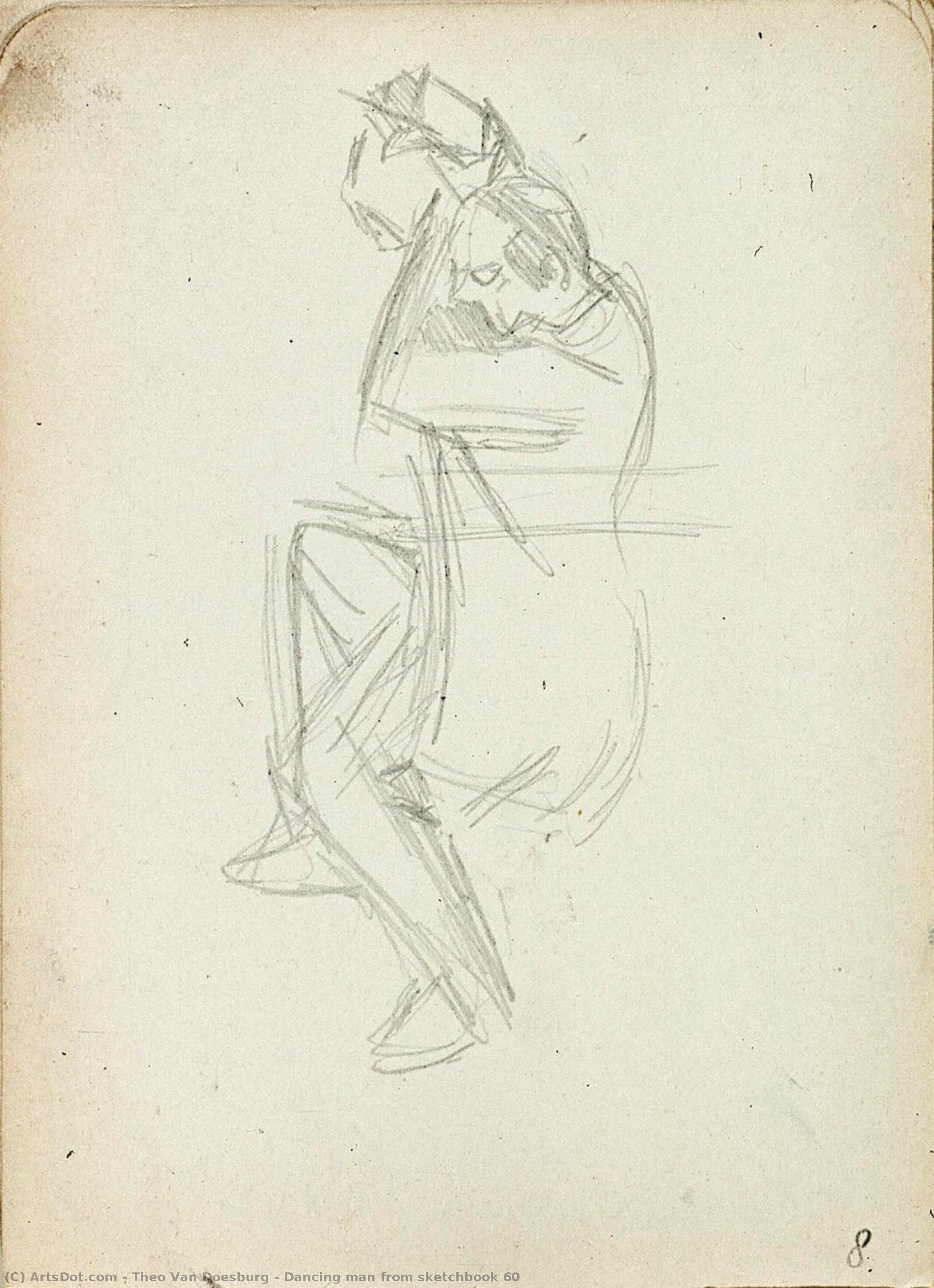 Dancing Man From Sketchbook 60 — Тео Ван Досбург