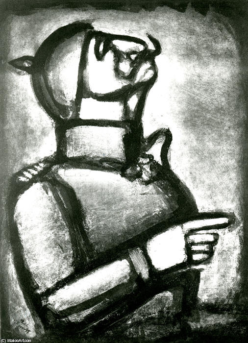 The More The Heart Is Noble The Less Is The Neck Stiff — Georges Rouault