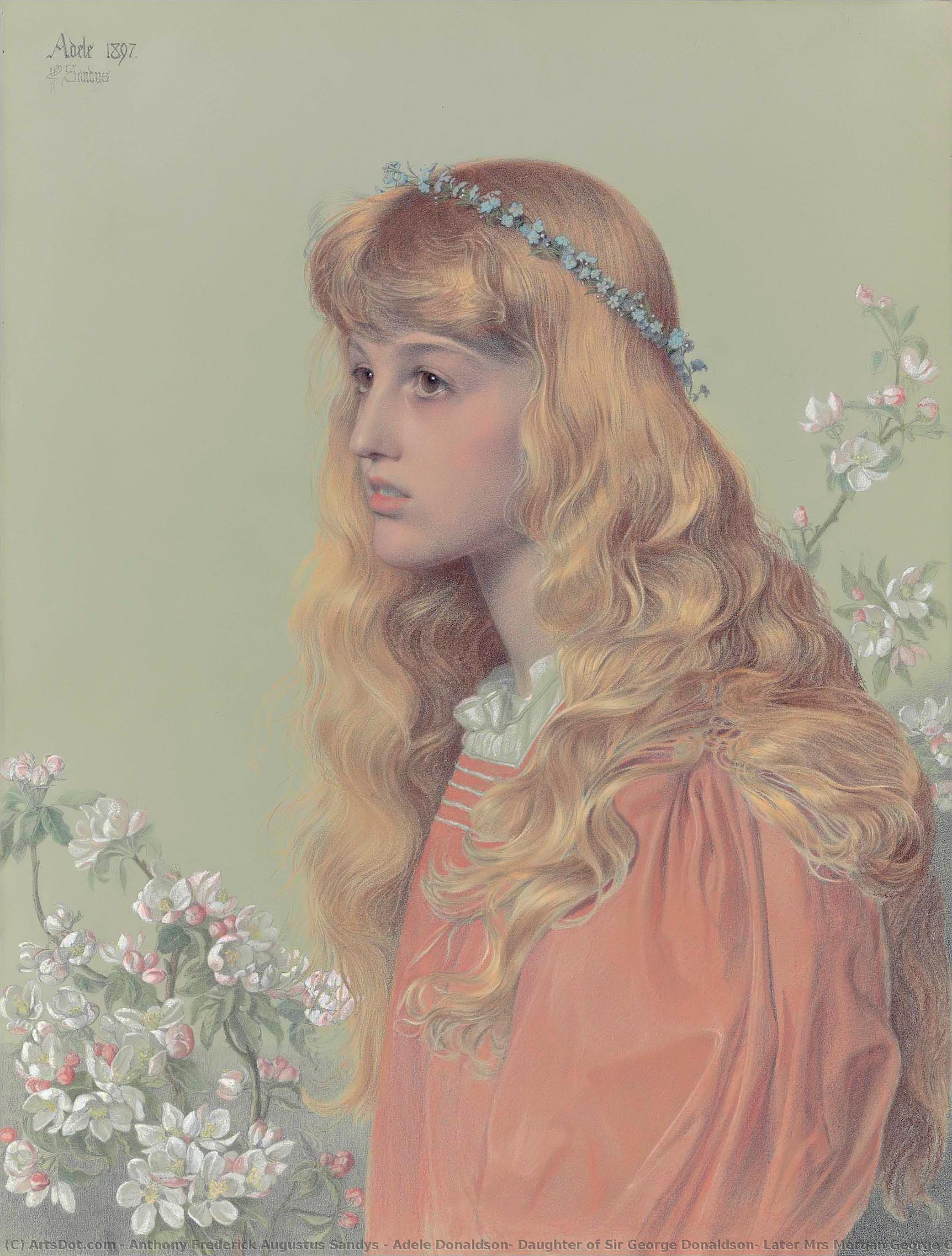 Adele Donaldson, Daughter Of Sir George Donaldson, Later Mrs Morgan George Crofton, 6th Bt. — Anthony Frederick Augustus Sandys