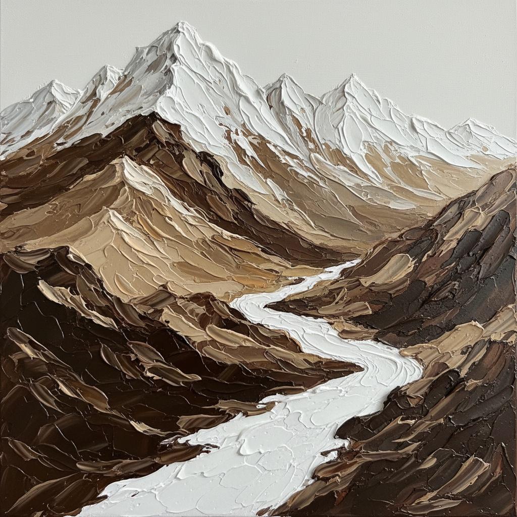The Silent Descent Of Luminous Paths Through Monumental Sculpted Earth — David Moreau