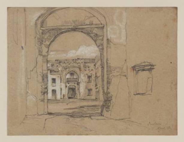 Sheet From A Sketchbook Used In Spain 1 — John Frederick Lewis